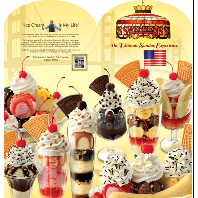 คูปองเงินสด บัตร swensens  สเวนเซ่น ไอติม มูลค่า 100 บาท