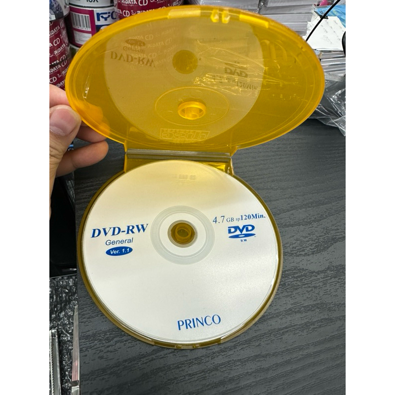 DVD-RWแพ็ค 1 แผ่นพร้อมกล่องใส่