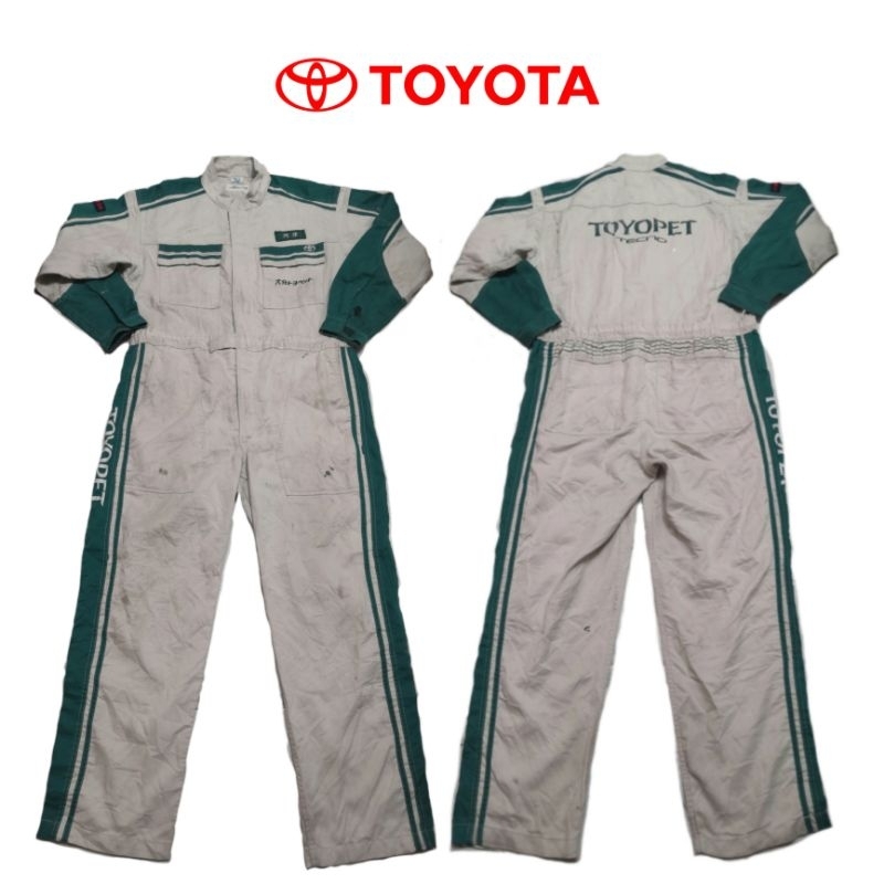 ชุด​หมี​ ชุด​ช่าง​ ชุด​ยูนิฟอร์ม​ ชุดทำงาน​ Toyota​ มือสอง