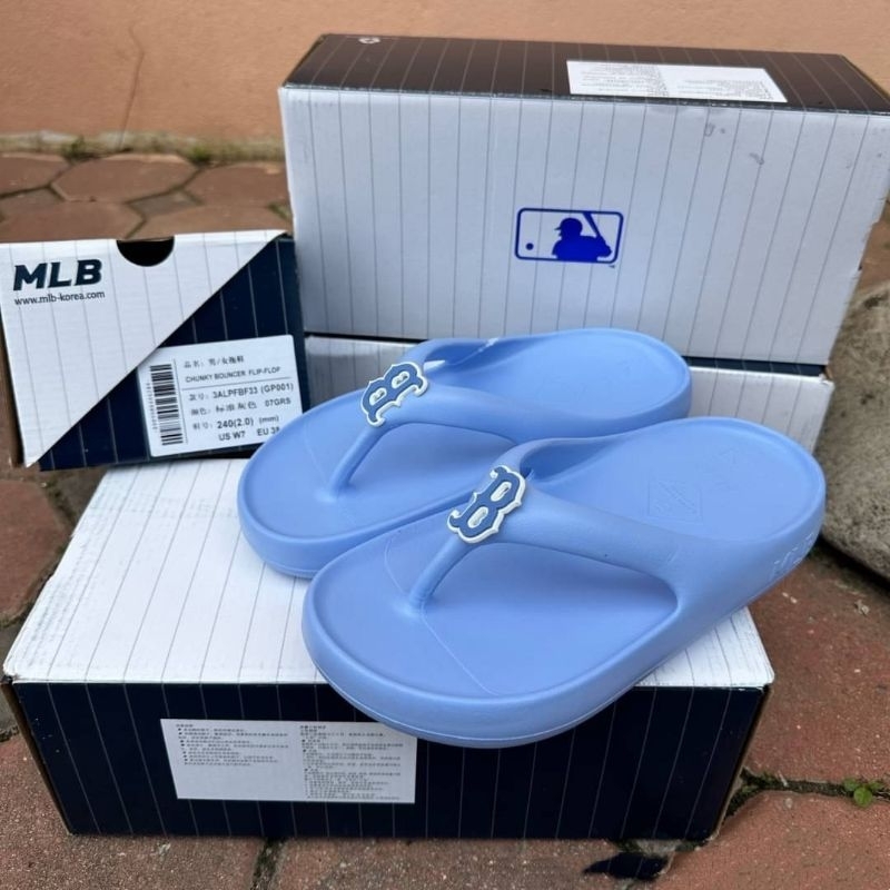 รองเท้าแตะ MLB รองเท้าแตะ NY ✔️มีกล่อง📦 ชนSHOP2025❤️