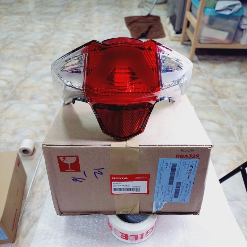 ชุดไฟท้าย[33710-K58-TC1]แท้ศูนย์/wave110iLED2019/2020/2021/2022/wave110iLED2023/wave110iLED2024(รุ่น