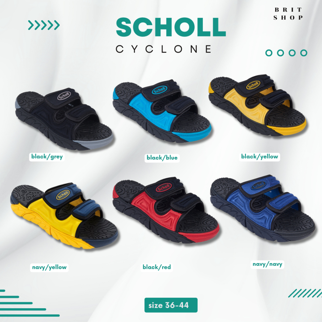 Scholl Cyclone 1u-1955 รองเท้าscholl ใส่ได้ทั้งผู้หญิงและผู้ชาย