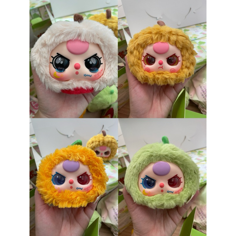 พร้อมส่งในไทย ใช้โค้ด 30%ได้ พวงกุญแจBabythreeผลไม้แบบเลือกตัว