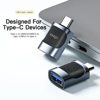 Essager อะแดปเตอร์ OTG Type C ถึง Micro USB ถึง Type C ตัวแปลง USB ขั้วต่อ OTG