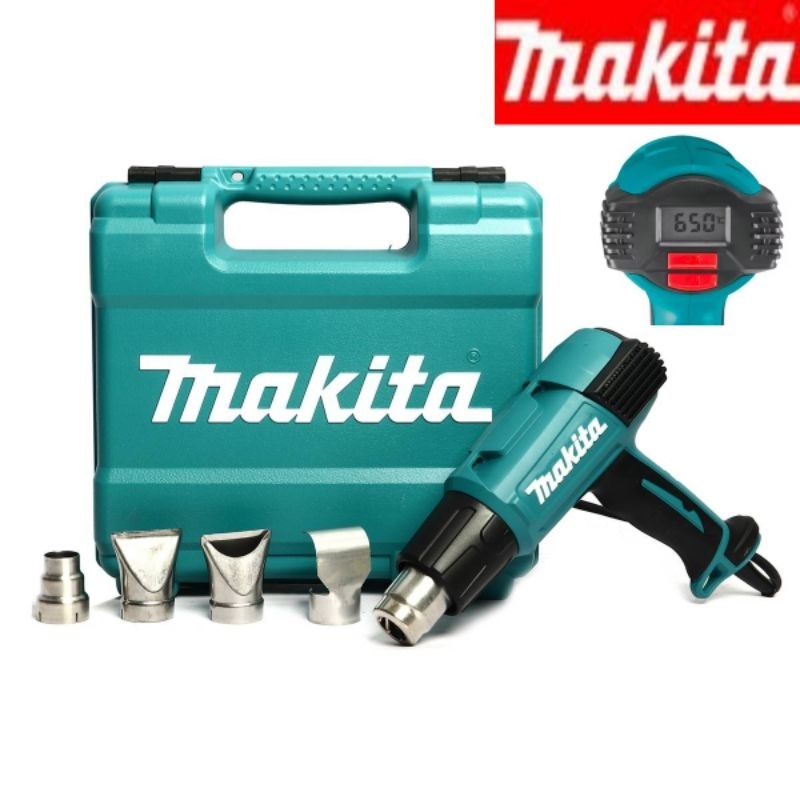 MAKITA HG6530VK เครื่องเป่าลมร้อน​ดิจิตอล กำลังไฟ 2,000 วัตต์ ของแท้100%