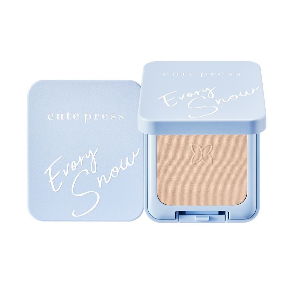 แป้งสโนว์ คิวท์เพรส (ตลับจริง) Cute Press Evory Snow SPF 30 PA+++
