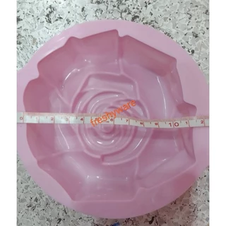 แม่พิมพ์ซิลิโคน ดอกไม้ กุหลาบ ครึ่งปอนด์ Rose Cake พิมพ์ซิลิโคน พิมพ์ขนม Pudding พิมพ์วุ้น ถาดน้ำแข็ง พิมพ์ซิลิโคนทำขนม