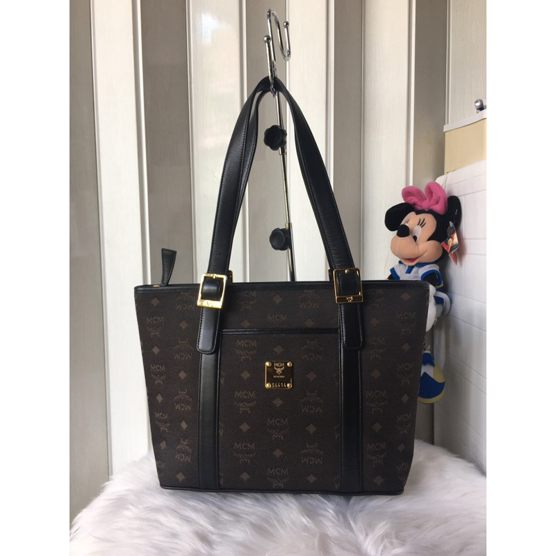 MCM bucket bag monogram