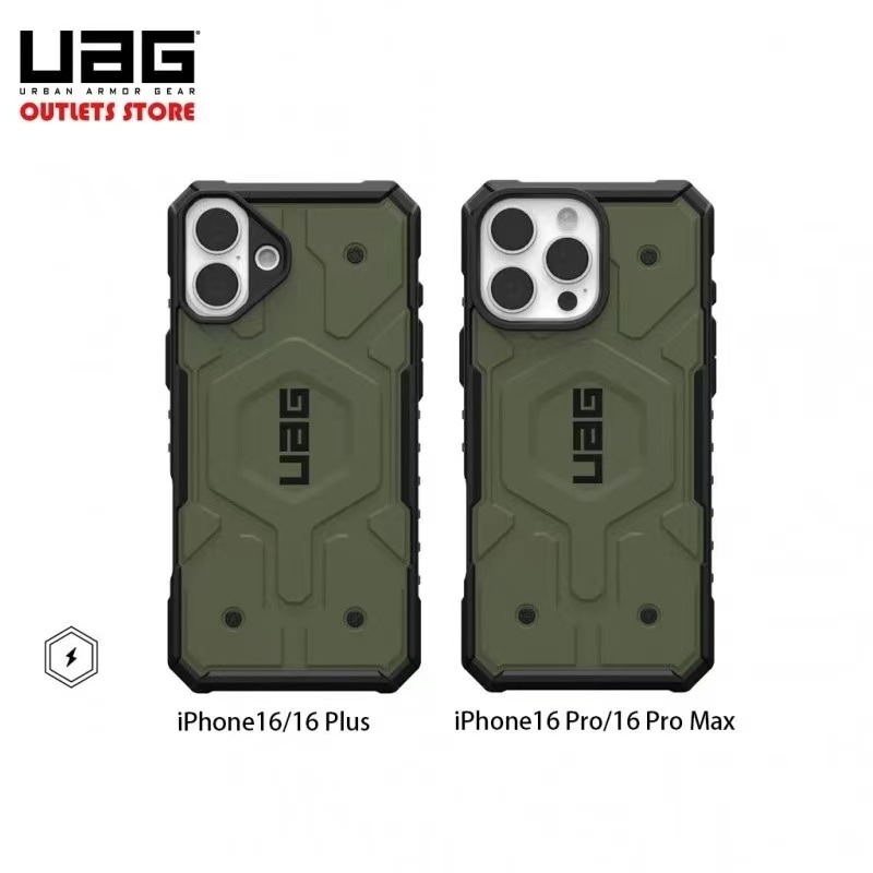 UAGเคสกันกระแทกมาพร้อมแม่เหล็กในตัว สำหรับ iPhone16/iPhone 16 Plus/iPhone 16Pro/iPhone 16 Pro Maxตรง