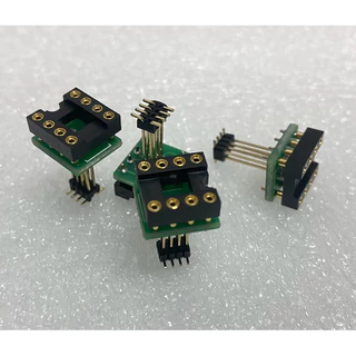 DIP8 TO SOP8 ตัวแปลงไอชี OP-AMP สำหลับงาน Diy ที่อยากเปลี่ยน Op-amp แบบถอดได้