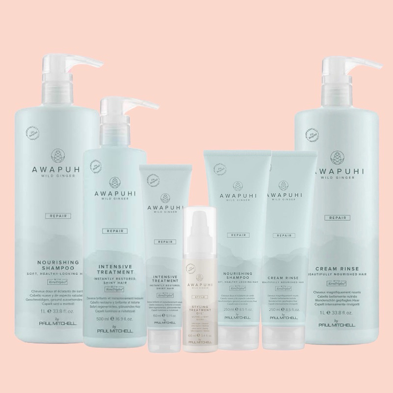 Paul Mitchell AWAPUHI MOISTURIZING LATHER KERATIN 100 150 250 500 1000 ml.แชมพู ครีมนวดผม ทรีทเม้น เซรั่ม