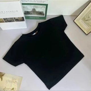 เสื้อยืดครอปคอกลม (เสื้อยืดครอป) Clothing
