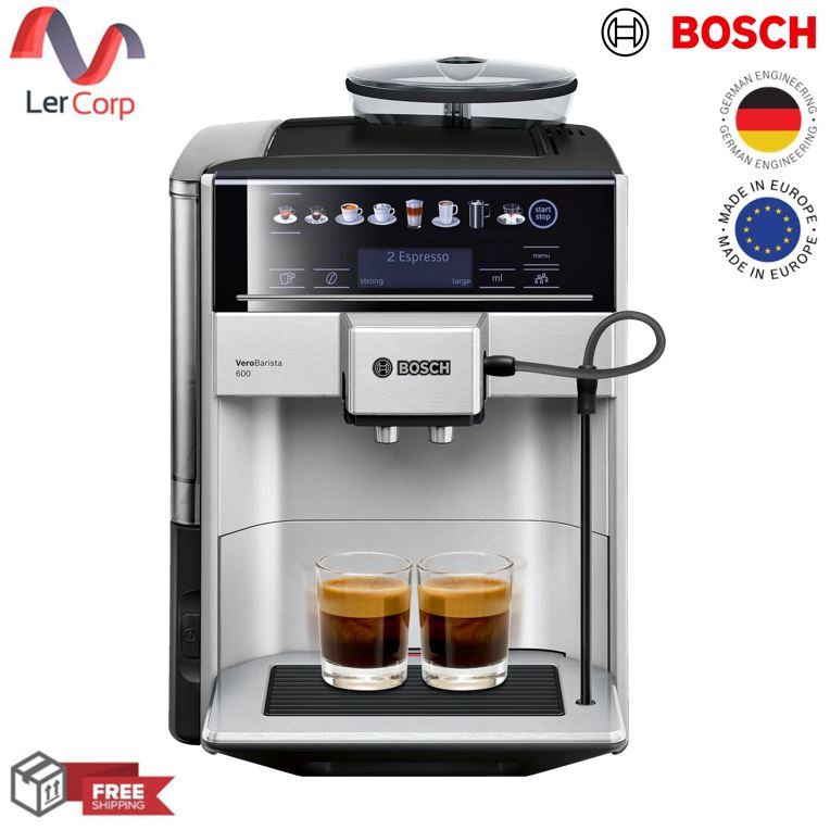 (BOSCH) เครื่องชงกาแฟอัตโนมัติ Vero Barista 600 สีเงิน TIS65621RW