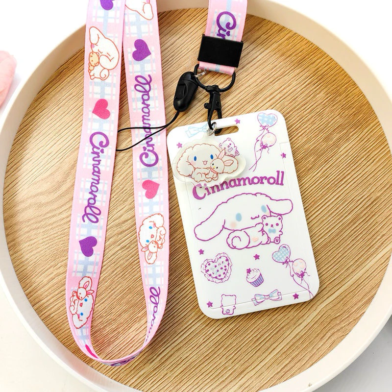 🔥ซองใส่บัตร 1 ชุด 19 บาท ชุดใส่การ์ดทำงานลายการ์ตูน พร้อมสายสายคล้องคอ มี 54 แบบ ใส่ได้บัตร 2ใบ Cartoon Card Holder KT