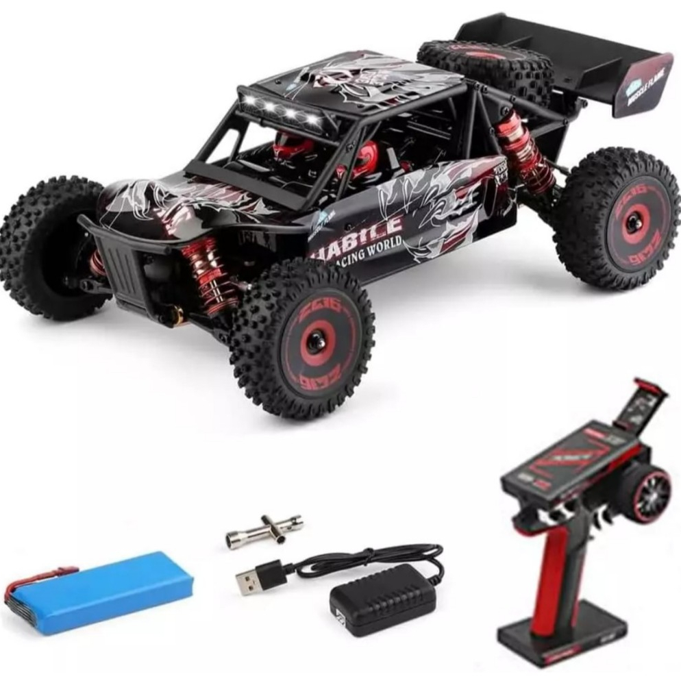 (สินค้านในไทย) รถบังคับ Wltoys 124016 V2 RC ขนาด 1:12 4WD ความเร็วสูง 75 กม./ชม ชุดพร้อมเล่น