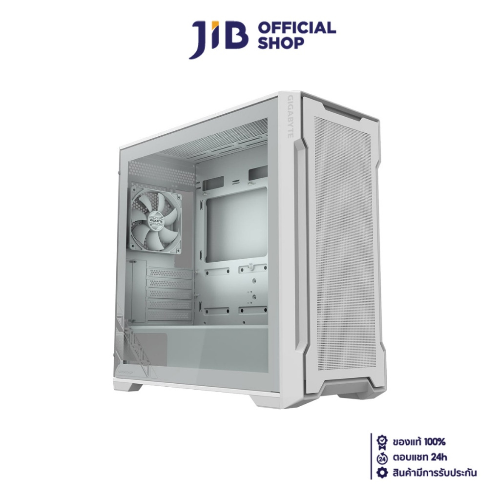 CASE (เคส) GIGABYTE C102 GLASS ICE (WHITE) (MICRO-ATX) (GB-C102GI GLOBAL)