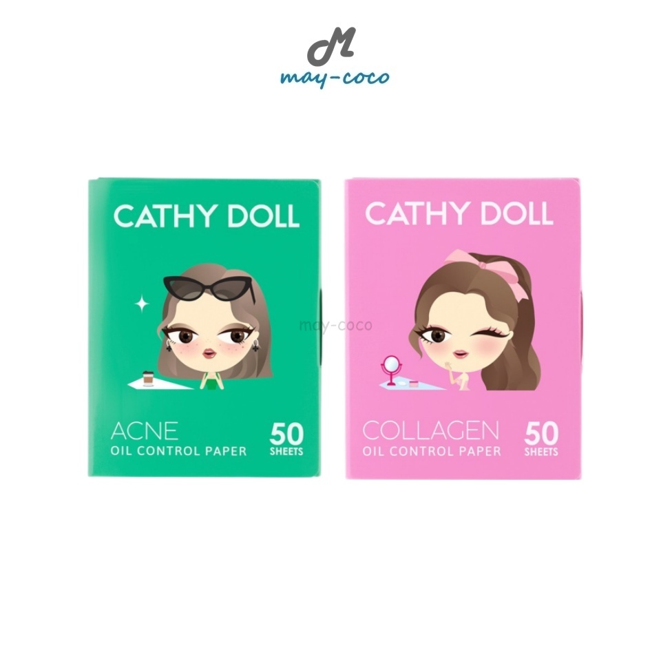 ถูก/แท้/มีไลฟ์ กระดาษซับมัน Cathy Doll Oil Control Paper ซับหน้ามัน แผ่นซับหน้า หน้ามัน คุมมัน กระดาษซับหน้ามัน