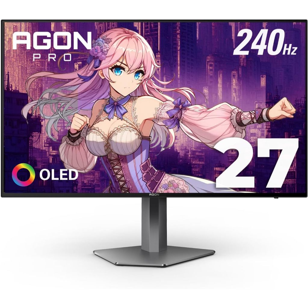 AOC จอมอนิเตอร์ 26.5" AGON PRO OLED มาพร้อมค่ารีเฟรชเรตสูงถึง 240 hz ความละเอียด QHD (2560×1440 พิกเ