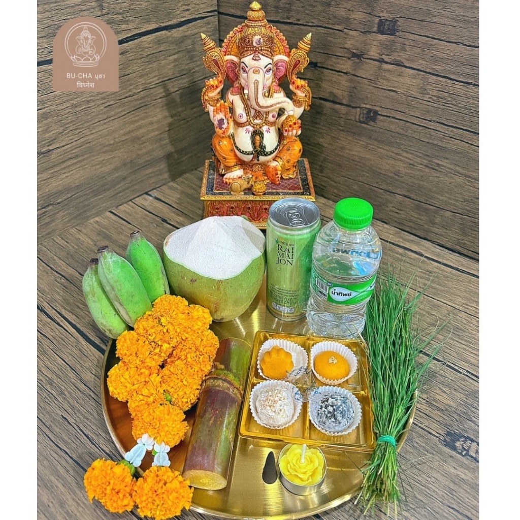 BC09-9 เซ็ตไหว้องค์เทพพร้อมพวงมาลัย - รูปที่ 4