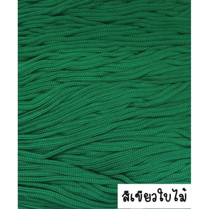 เชือกร่ม 1.8 มิลน้ำหนักห่อละ 500 กรัมเส้นนิ่ม สีสวย เหมาะสำหรับถักโครเชต์กระเป๋าหมวก รองเท้า สร้อยข้อมือและงาน DIY ต่างๆ - รูปที่ 4