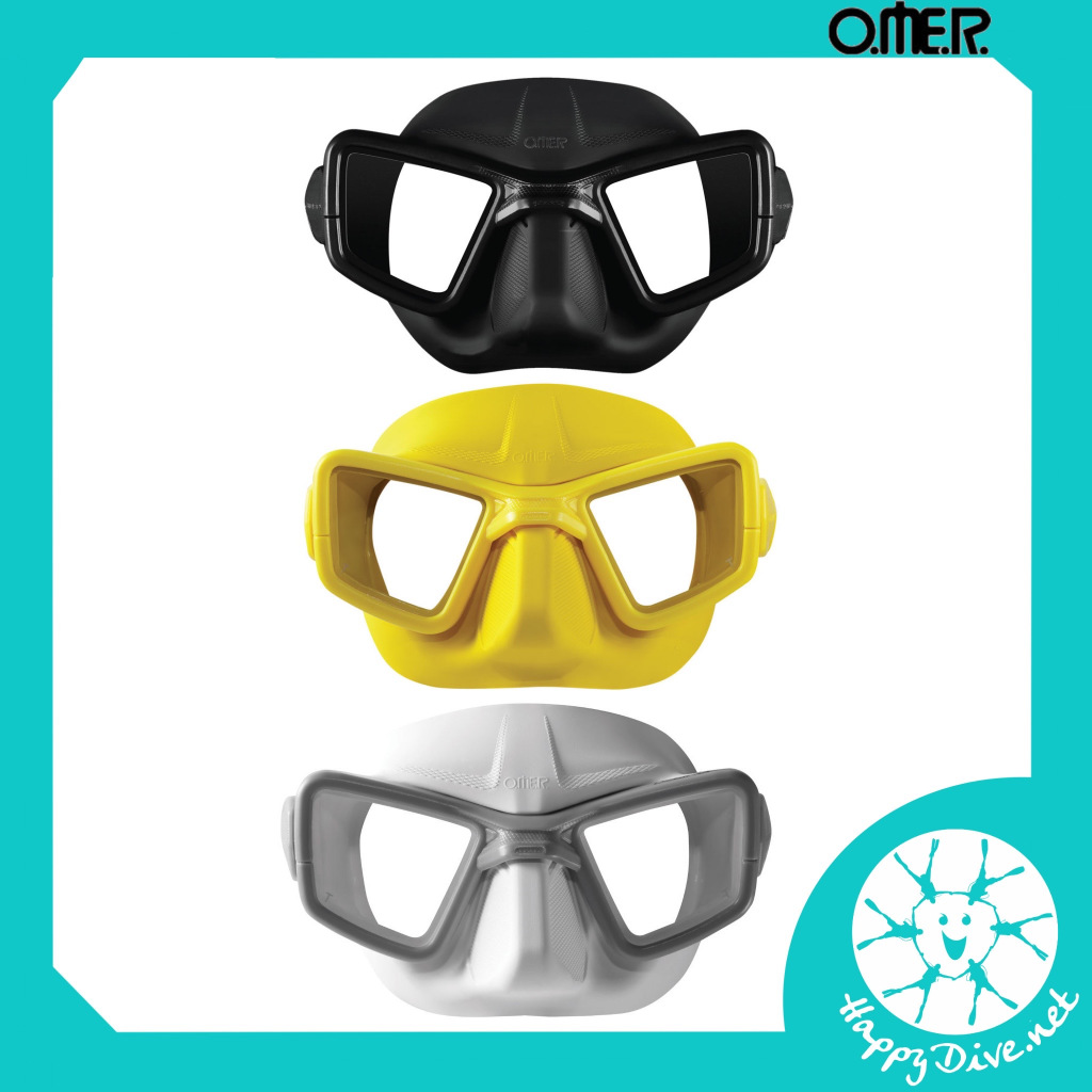 🤿✨ OMER UP-M1 Freediving Mask - หน้ากากฟรีไดฟ์ หน้ากากดำน้ำ Low Volume Mask