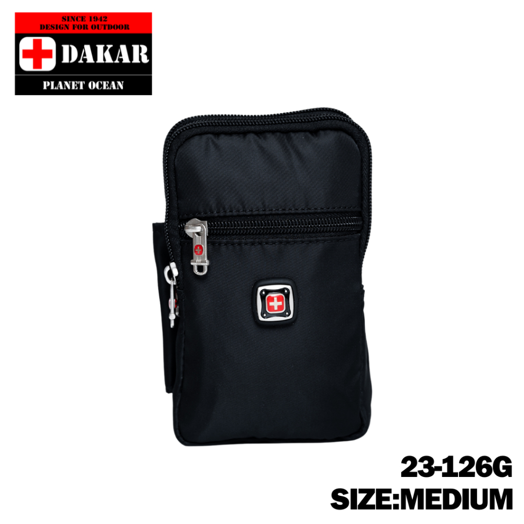 DAKAR กระเป๋าคล้องเข็มขัด (ขนาดกลาง) / คาดเอว รุ่น 23-126G