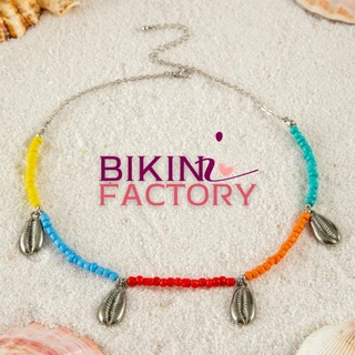 BIKINI FACTORY เครื่องประดับ สร้อยคอลูกปัดฟิวทะเล สร้อยคอแฟชั่น 👑มีหลายแบบ สินค้าพร้อมส่ง SET-BK006