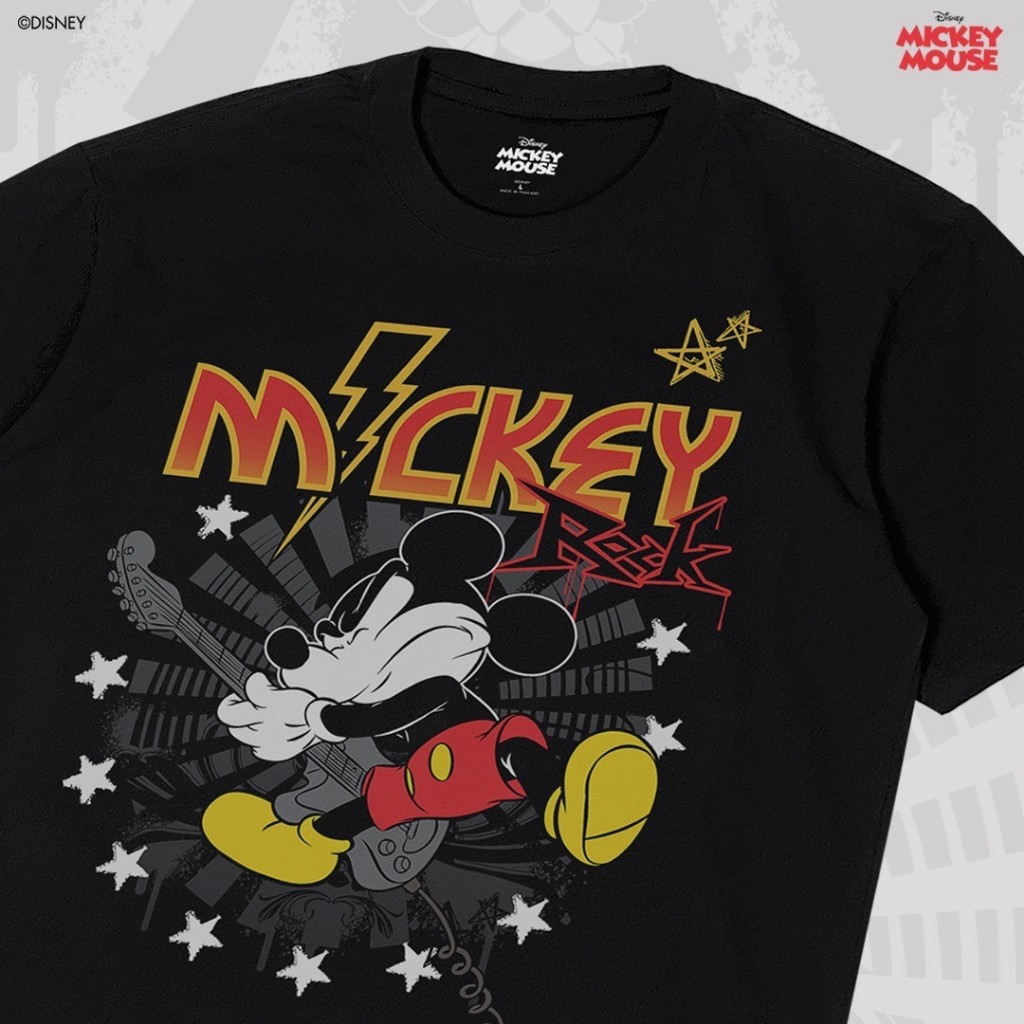 Power 7 Shop เสื้อยืดการ์ตูน มิกกี้เมาส์ ลิขสิทธ์แท้ รูปที่ 4