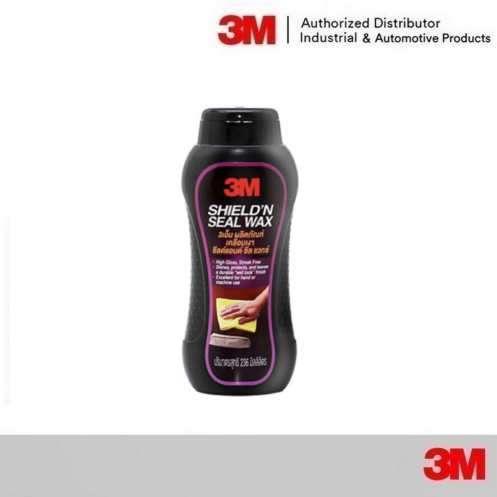 3M ผลิตภัณฑ์เคลือบเงาสีรถ 236 มิลลิลิตร Shield 'N Seal Wax 236Ml.