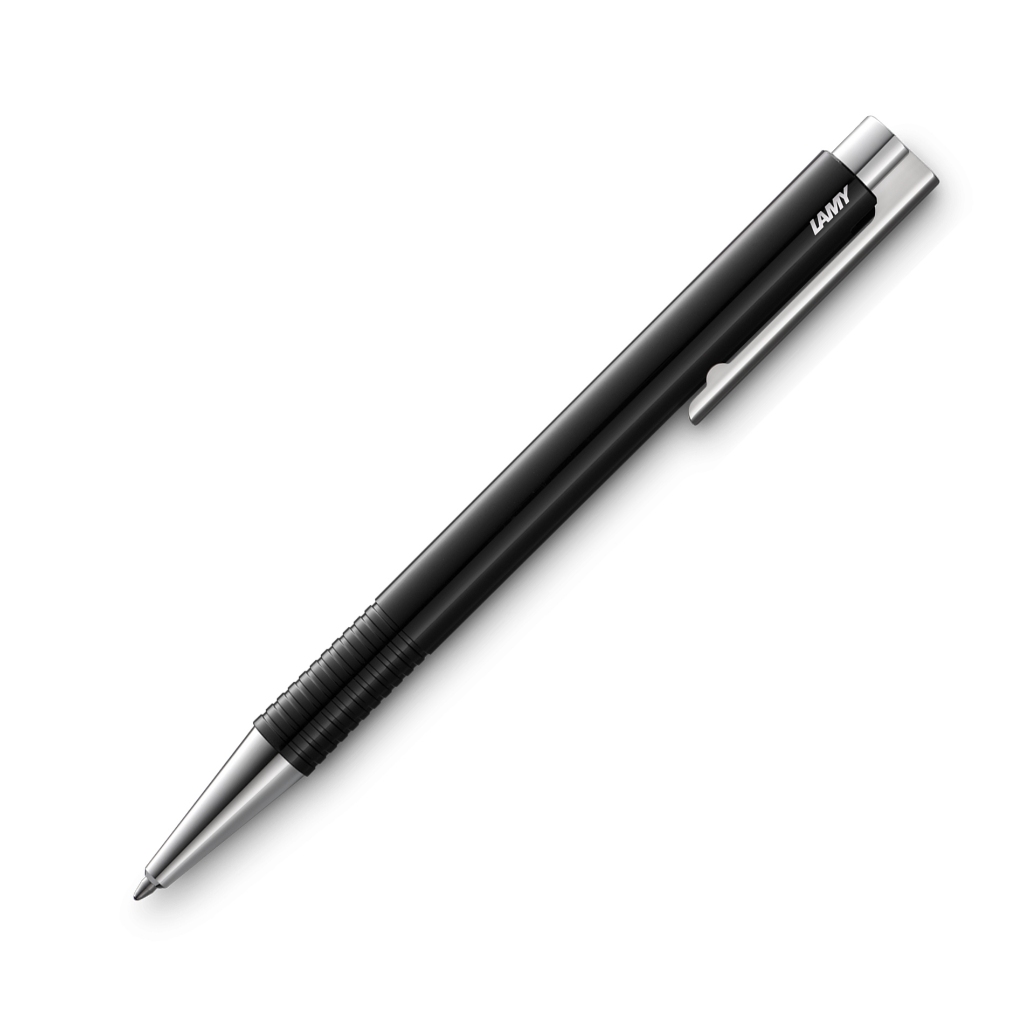 LAMY LOGO M+ black ballpoint pen (ปากกาลามี่ ด้ามสีดำ)