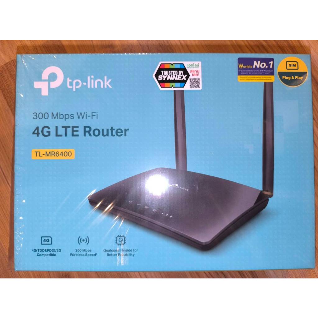 TP-LINK TL-MR6400 MOBILE ROUTER V.5.20 (โมบายเราเตอร์ ใส่ซิมได้) N300 4G WI-FI มือสอง สภาพดีมาก