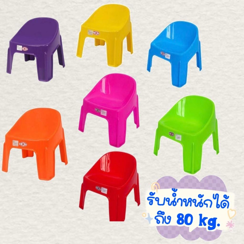 เก้าอี้เด็ก เลือกสีได้ เกรด A นา ทนทาน แข็งแรง ขนาด 44×41×46 cm. - รูปที่ 2