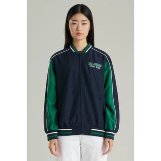 Mc jeans เสื้อแจ็คเก็ตบอมเบอร์ Unisex แขนยาว สีกรมท่า MJCP078