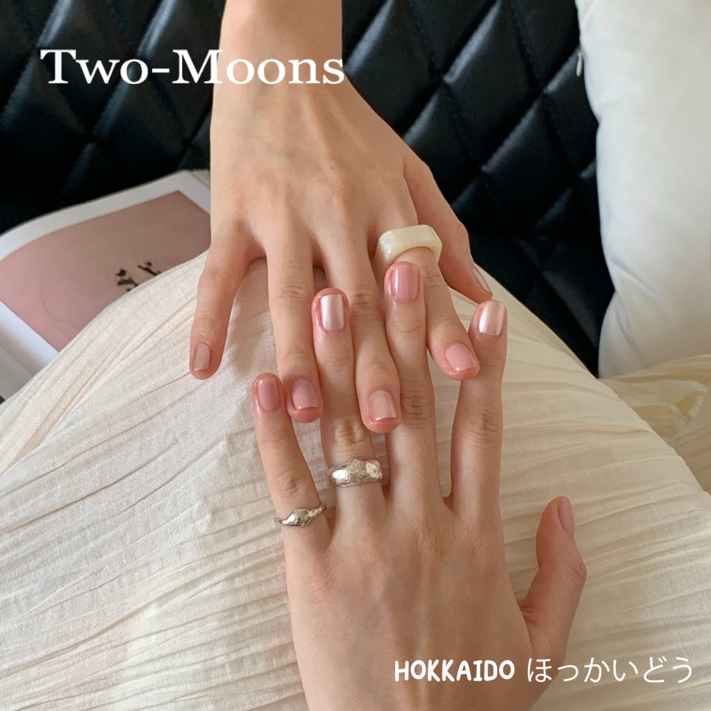 Two-moons ยาทาเล็บลอกได้ โทนสีสุขภาพ สีทาเล็บกึ่งเจล ขนาด10ml*1 ไม่ต้องอบ สีสวย แห้งไว รุ่นใหม่