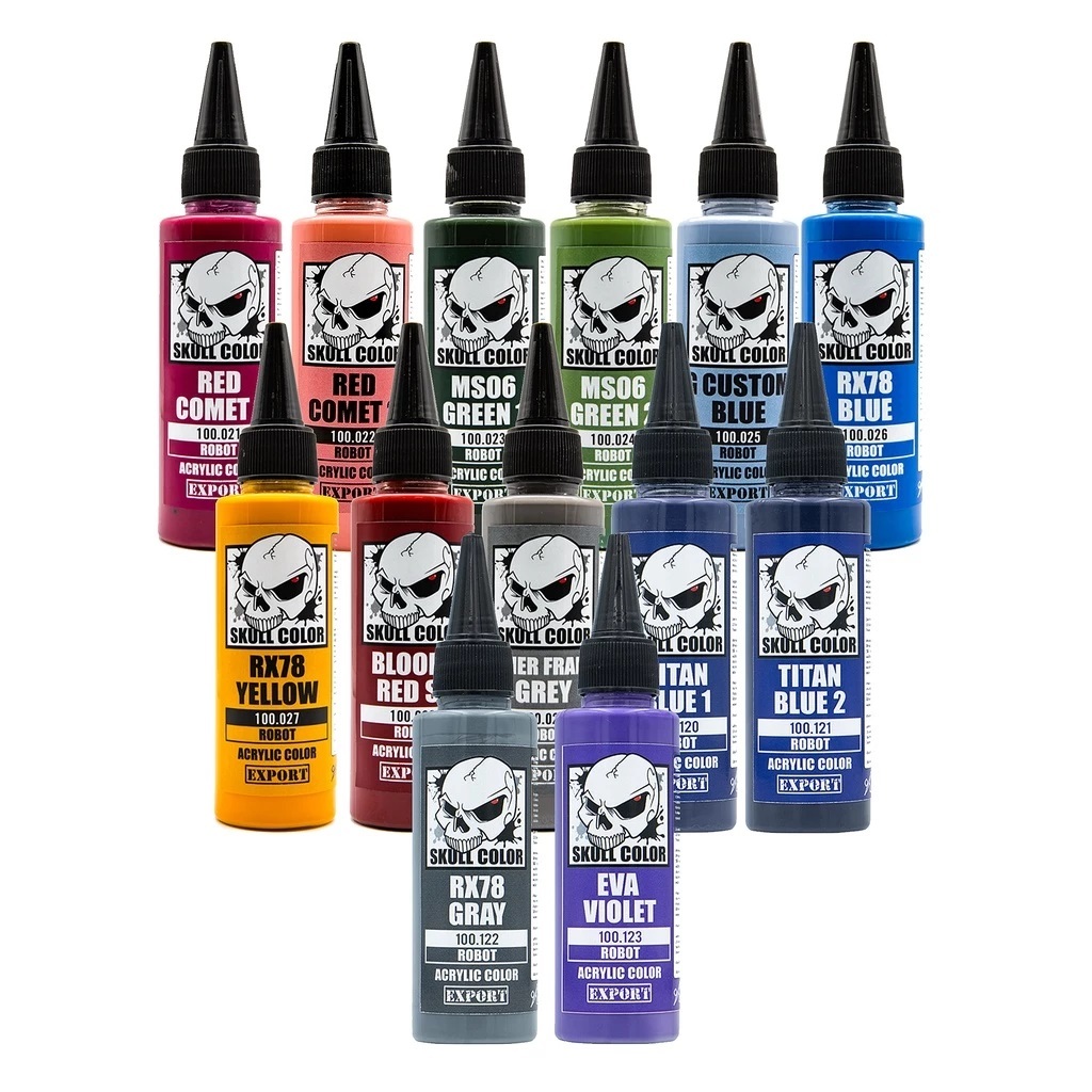 Skull Color (ROBOT Color)  สีเคลียร์เคลือบ สำเร็จรูปพร้อม