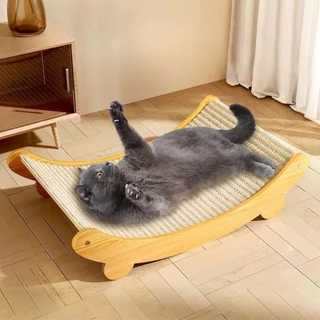 Winky Wink 2 in 1ที่ลับเล็บเปลนอน ที่นอนแมว กระดานลับเล็บแมว แผ่นข่วน ของเล่นแมว แบบโซฟา ป่านศรนารายณ์ธรรมชาติ