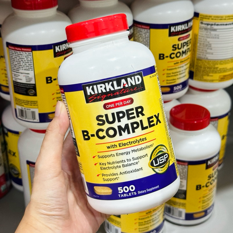 วิตามินบีรวม Kirkland Signature Super B-Complex 500เม็ด