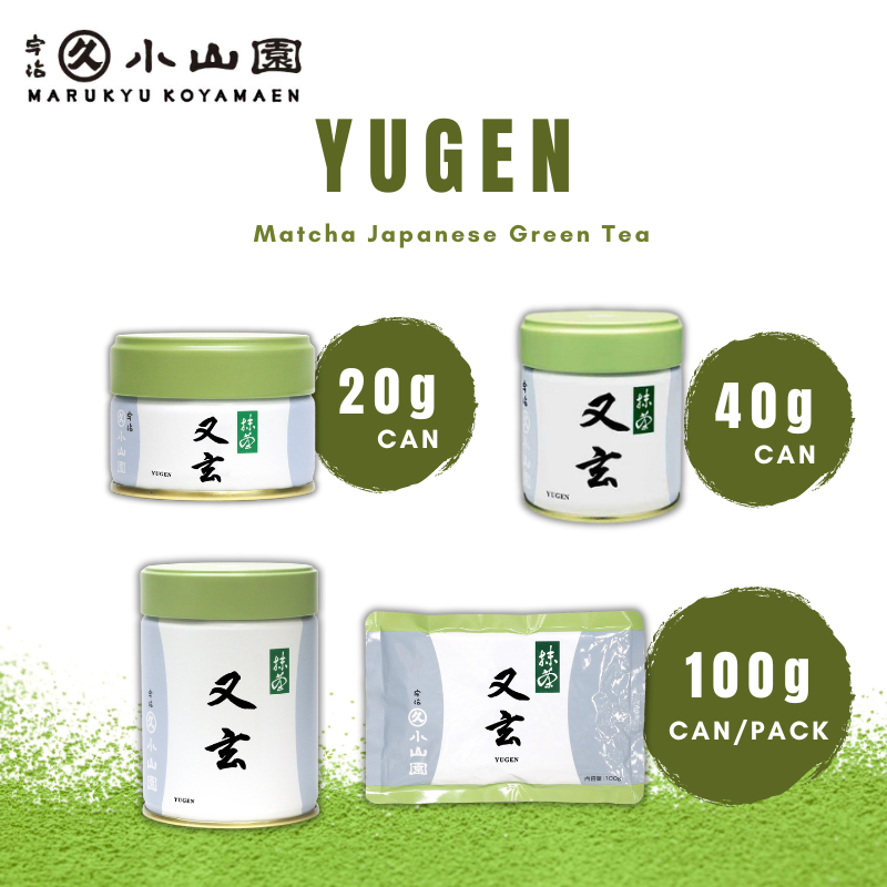 Matcha Marukyu Koyamaen YUGEN 20g 40g 100g Can / 100g pack Japanese Matcha Powdered Green Tea Yuugen