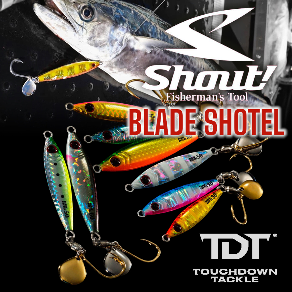 SHOUT BLADE SHOTEL 30g 40g 50g 60g 80g   *** เหยื่อเบลดจิ๊กกิ้ง SLJ กรอได้ JAPAN QUALITY 100% ***