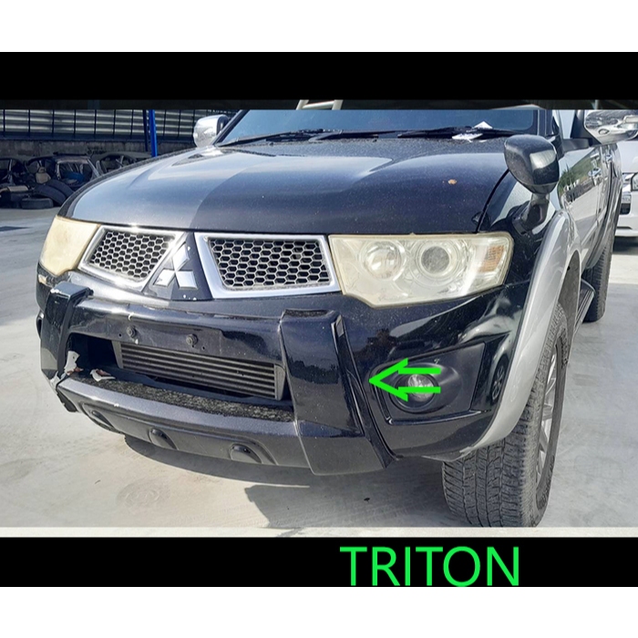 สเกิร์ตหน้า จมูกกันชนหน้า Triton 2006-2008 งานดิบ ชุดติดตั้งครบ พร้อมส่งวันนี้