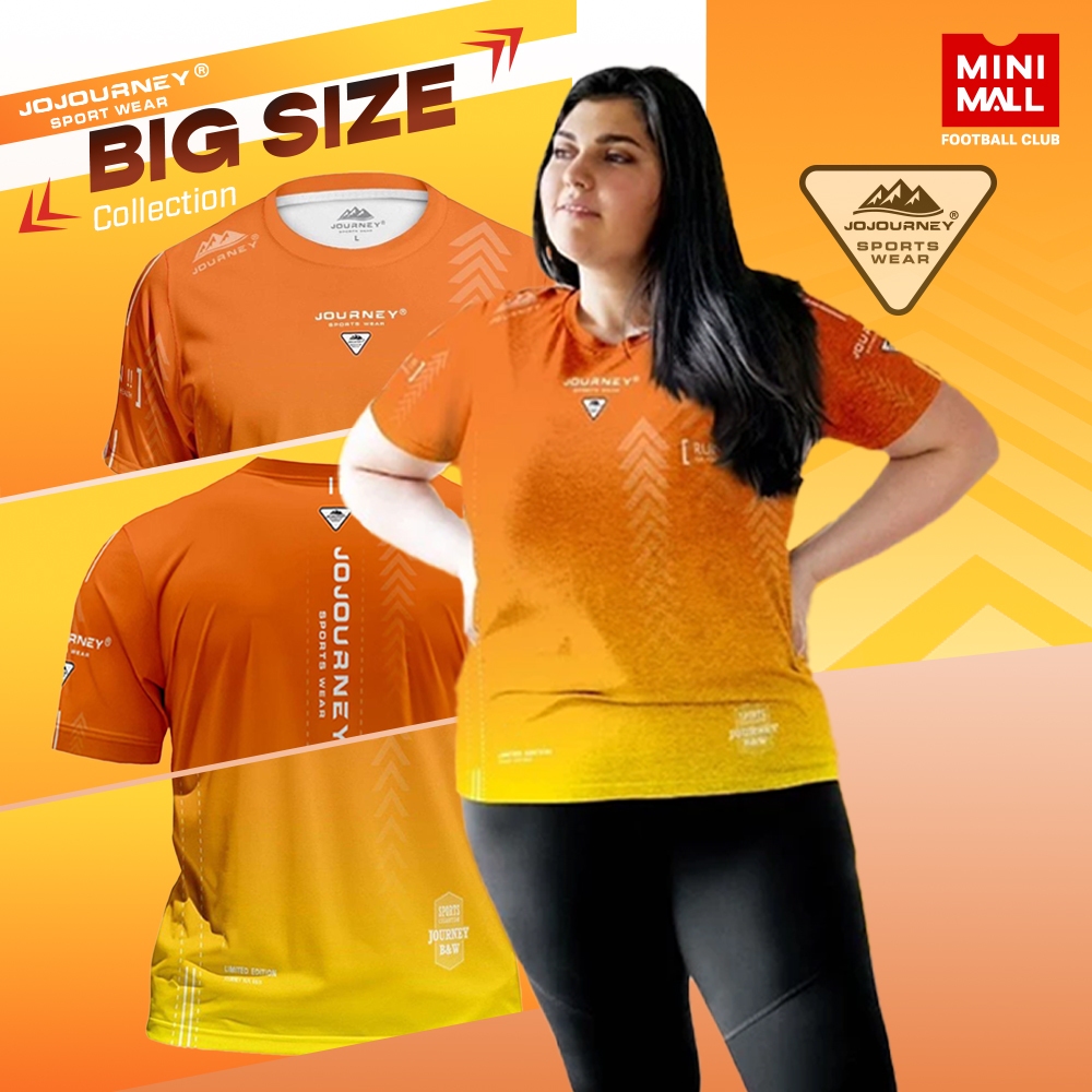 เสื้อกีฬา Jojourney BIG SIZE SMART บิ๊กไซส์สมาร์ท JBW เสื้อพิมพ์ลาย ใส่ออกกำลังกาย ผ้าไมโครสปอร์ต