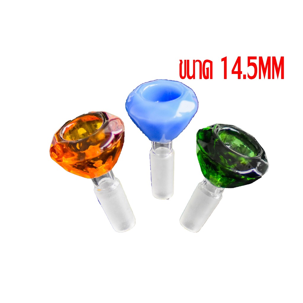 โจ๋เพชรหรือคัพแก้วทรงเพชร ขนาด 14.5MM แก้วหนา พร้อมส่ง