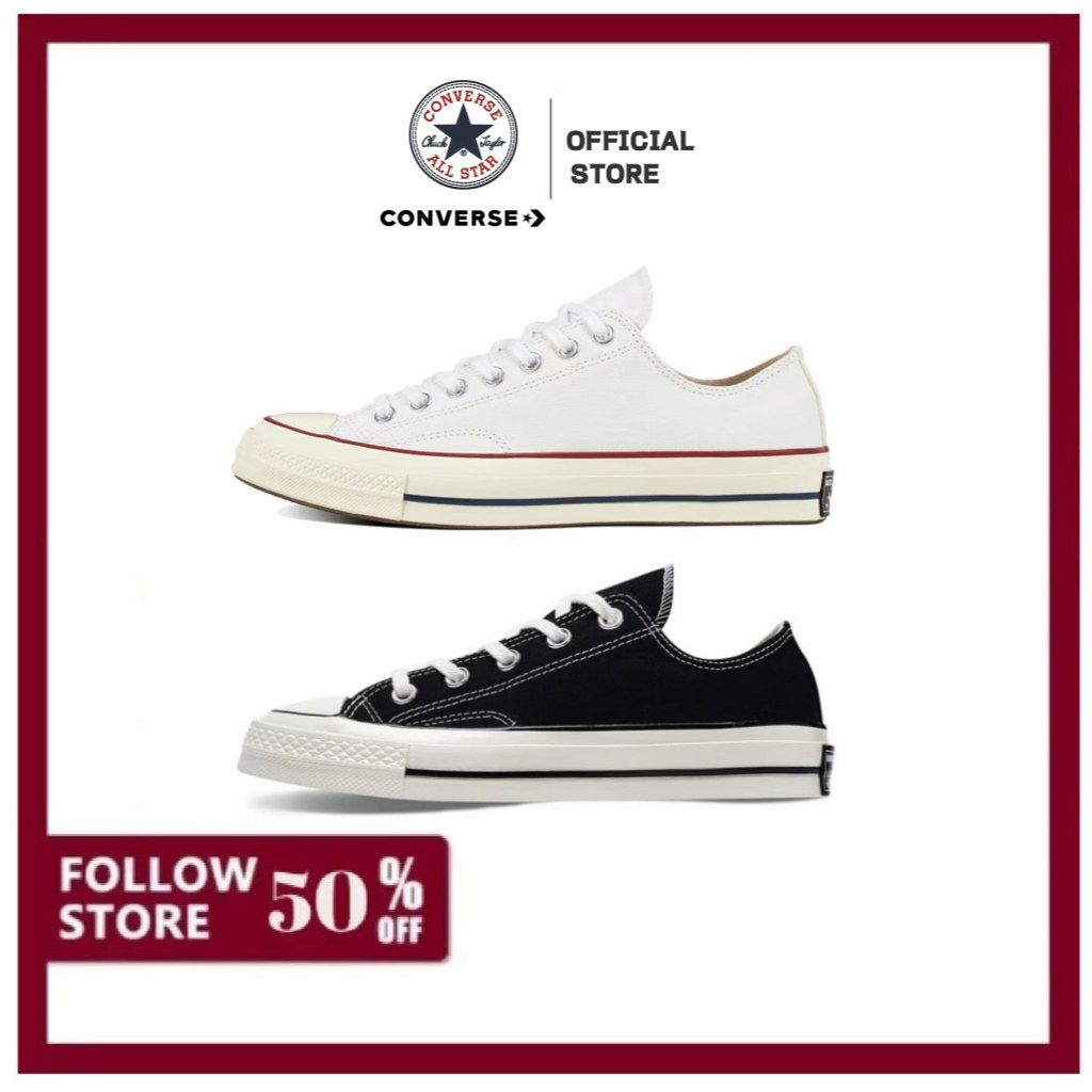 ของแท้100% Converse 1970s chuck taylor Men's and Women's รองเท้ากีฬาลำลอง unisex