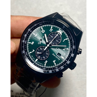 นาฬิกาข้อมือ Citizen Eco-Drive Chronograph Black CA0775-87X