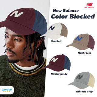 New Balance Collection หมวกแก๊ป หมวกกีฬา UX Color Blocked Classic Hat LAH33000 (950)