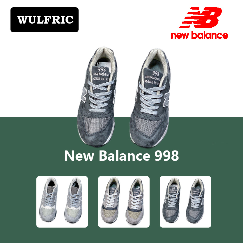 [ส่งฟรี]New Balance M998 grey รองเท้ากีฬา สําหรับผู้ชายและผู้หญิง