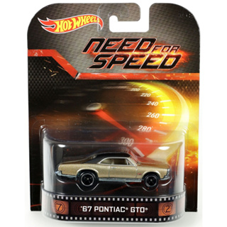 67 Pontiac GTO Need for Speed Retro Entertainment  (HOT WHEELS)