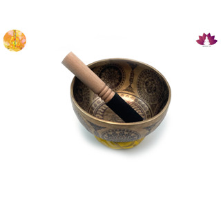 ขันทิเบตแฮนด์เมด ขนาด17.5ซม. น้ำหนัก982กรัม ชามทำสมาธิแฮนด์เมด Tibetan Handmade Singing Bowl