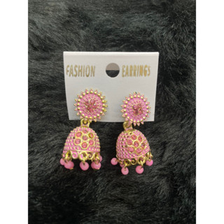 ต่างหูเครื่องประดับอินเดีย Indian earrings jhumki India Jewelry