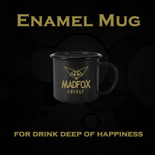 แก้ว Enamel Mug 350ML madfox energy